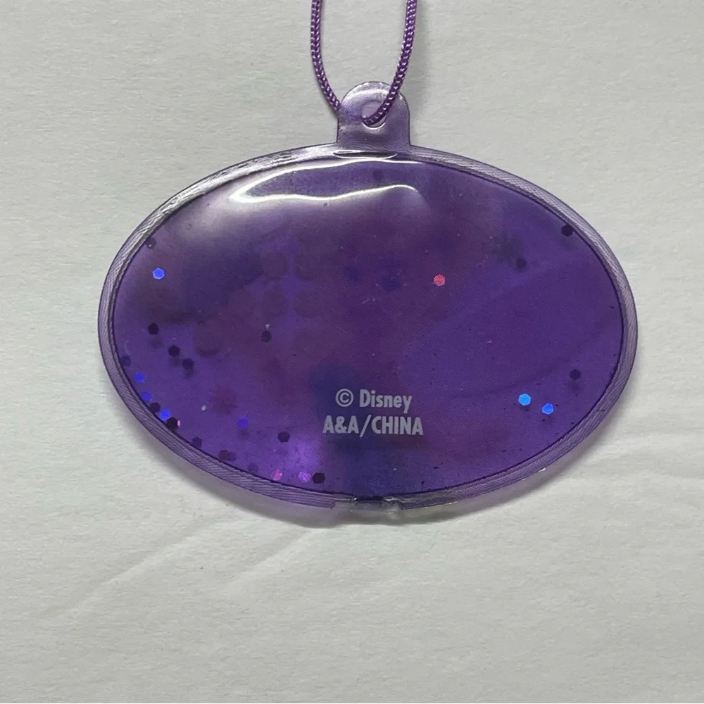 Disney Kids Purple Tinker Bell Glitter Necklace